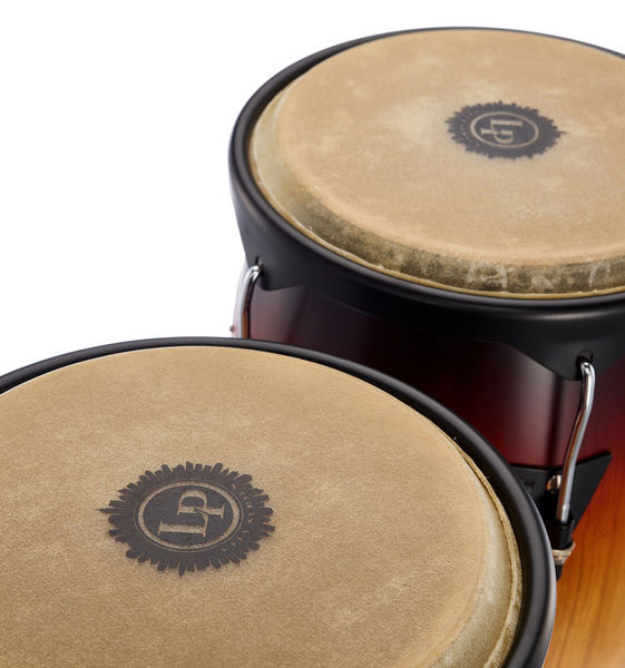 Latin Percussion Conga-Set Aspire Vintage Sunburst – 2 Congas Mit Ständer, Aus Siameiche