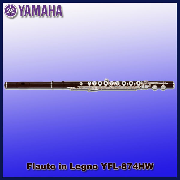 Yamaha flauto traverso do YFL874WH fori aperti in linea - Raffaele