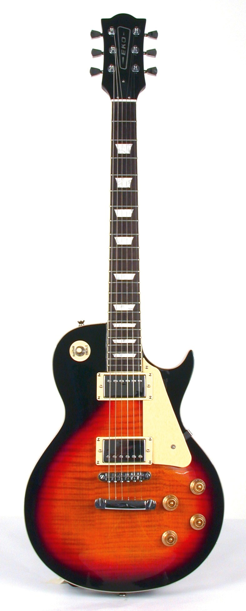 Eko chitarra elettrica VL-480 Aged Cherry Sunburst Flamed 4/4